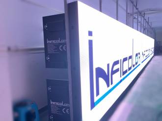P8mm 230m2 display for Europe Arena