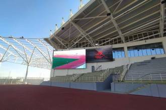 IM150 P15.625mm Mesh Outdoor LED Display in kazakhstan